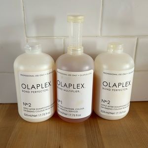 Semi- used Olaplex No. 1 and No. 2
